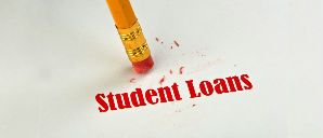 Pencil erasing student loans